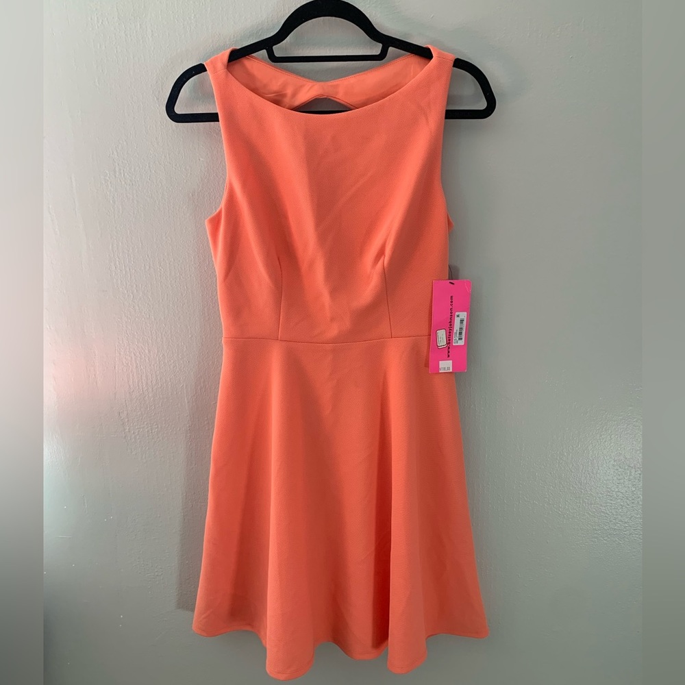 Coral dress
